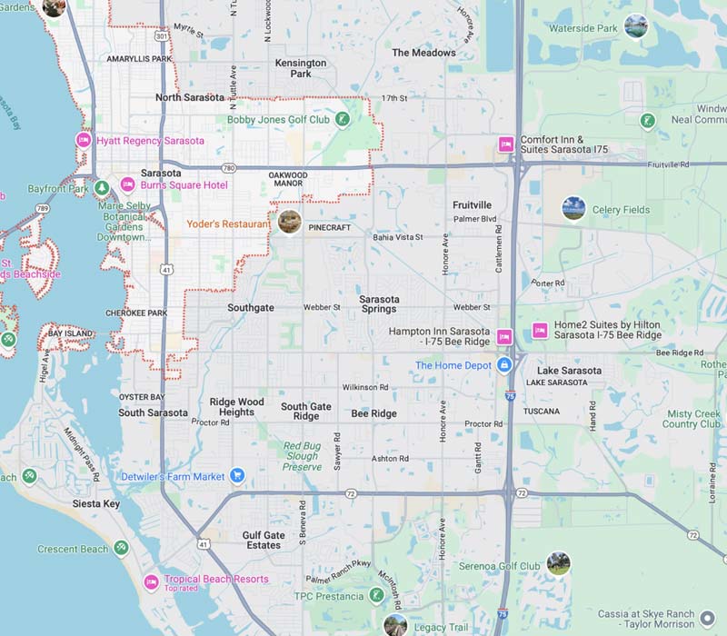 Sarasota Map
